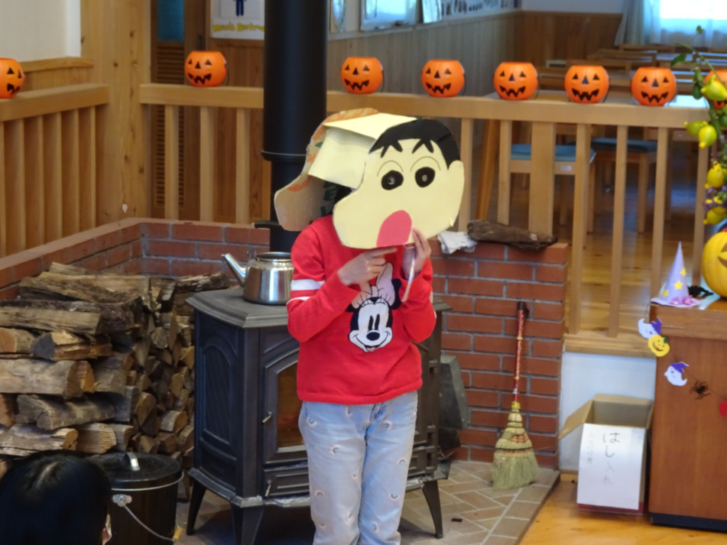 ハロウィンが来た くらぶち英語村